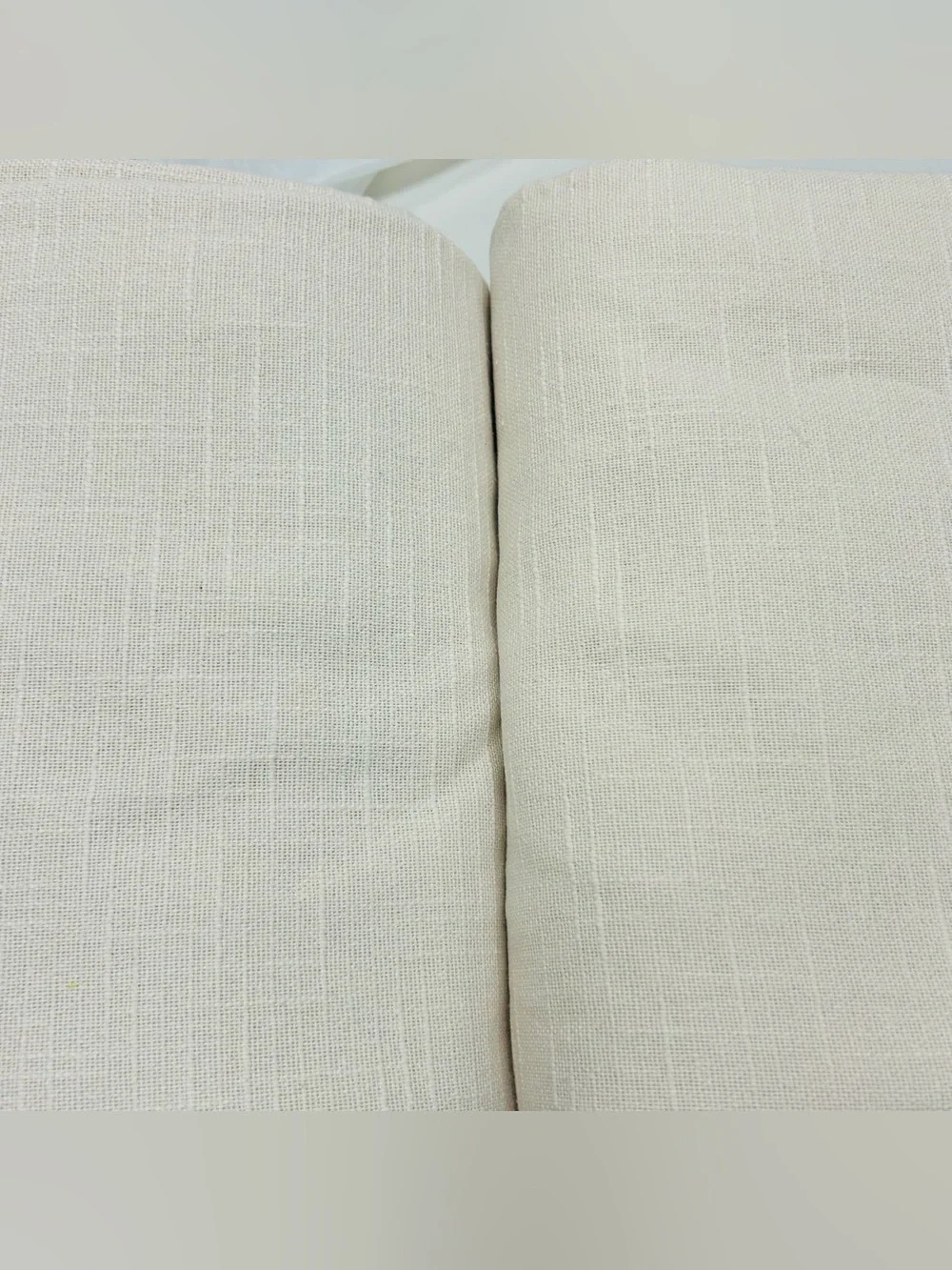 QUINCE Set Of 2 48x96 Cotton Slub Room Darkening Curtains Natural 9940